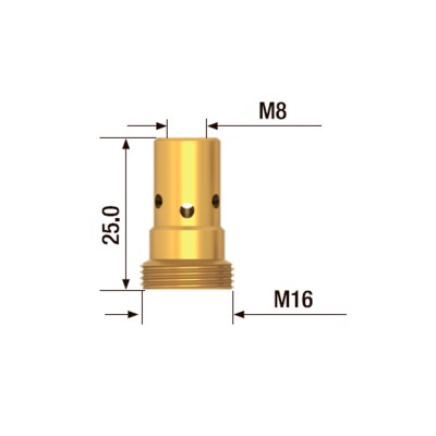 FUBAG Адаптер контактного наконечника M8*25 мм (5 шт.)